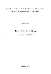 Milan Nagy - Metodika nastave Violončela